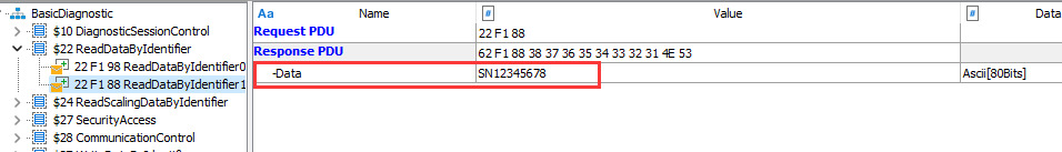 Чтение F188 через BasicConfig