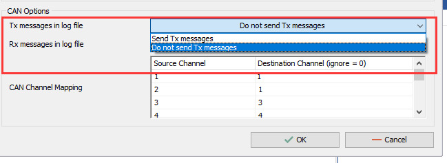 Выбор TX/RX