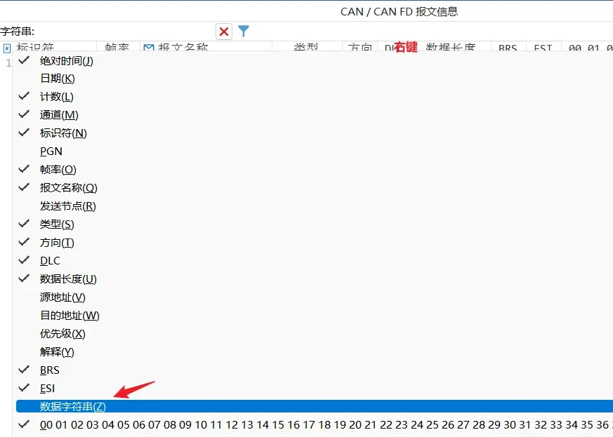 Отключение отображения ASCII-строки