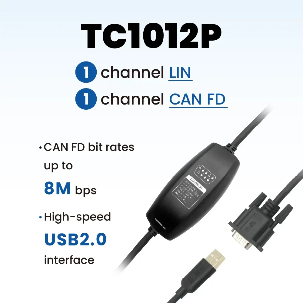 TOSUN TC1012P (1x CAN FD + 1x LIN)