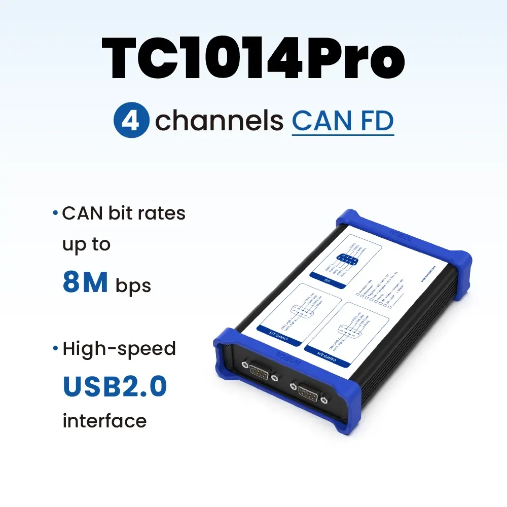 TOSUN TC1014 Pro (4x CAN FD + I/O)