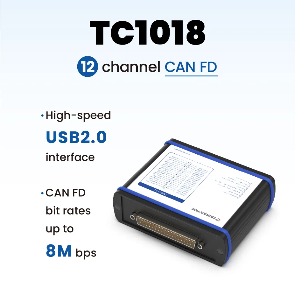 TOSUN TC1018 12x CAN FD to USB