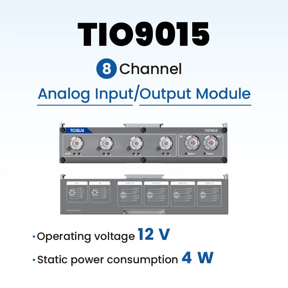 TOSUN TIO9015 (Модуль 8x аналоговых I/O)