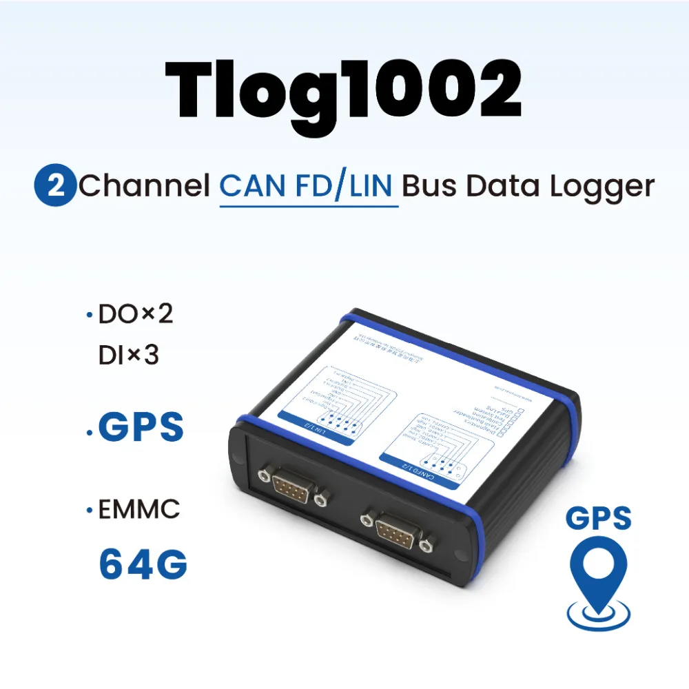 TOSUN Tlog1002 (Логгер 2x CAN FD / LIN)
