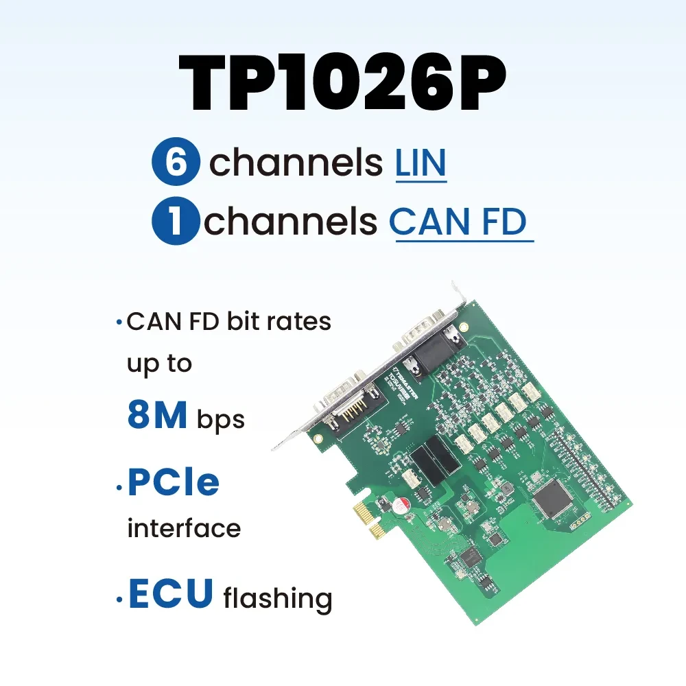 TOSUN TP1026P (1x CAN FD + 6x LIN / PCIe)