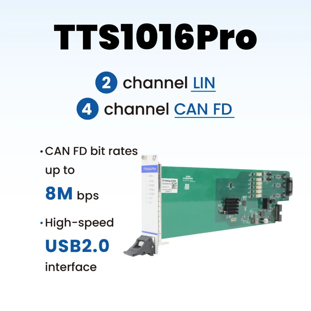 TOSUN TTS1016 Pro (Плата 4x CAN FD + 2x LIN)
