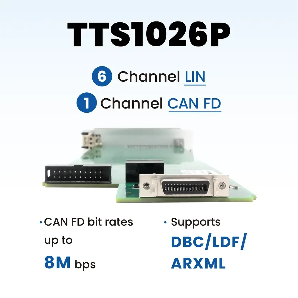 TOSUN TTS1026P (Плата 1x CAN FD + 6x LIN)