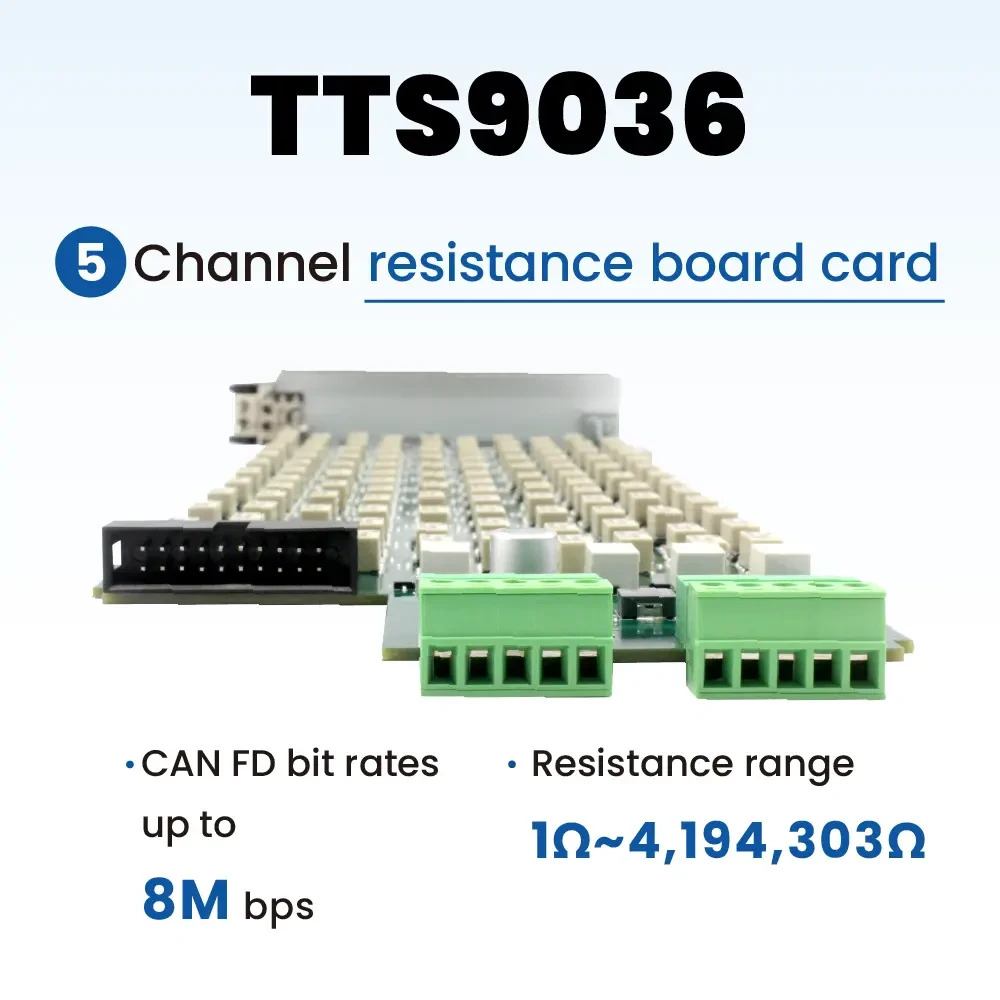 TOSUN TTS9036 (Плата 5x программируемых резисторов, CAN)